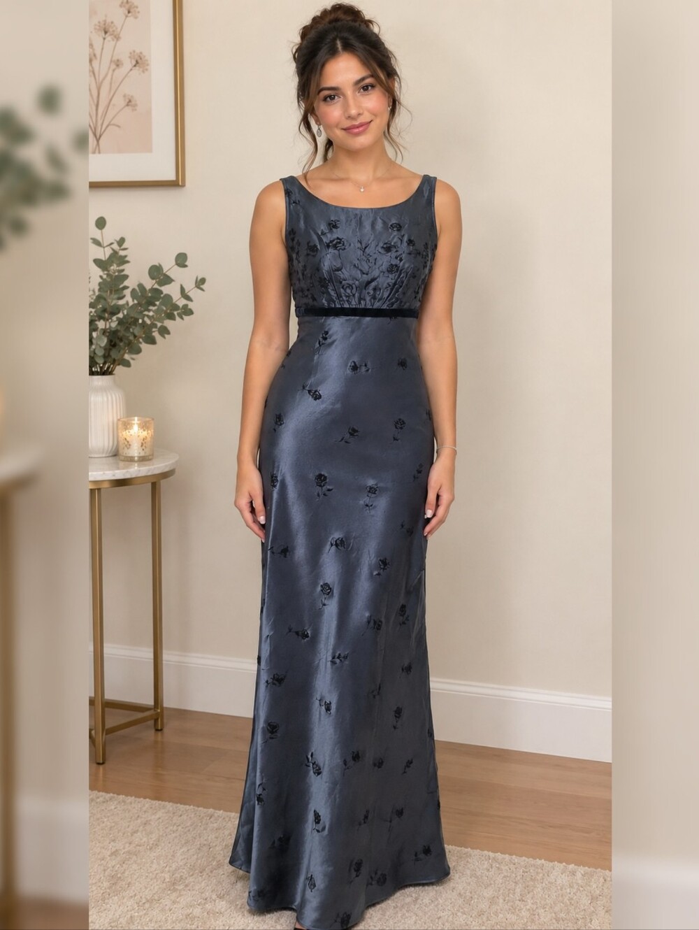 Jonathan Martin floral vintage y2k/90s prom/homecoming dress size 7